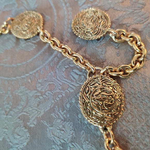 Authentic CHANEL Equestrian Medallion Belt/Long Necklace - Picture 14 of 15